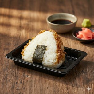 Onigiri kip teppan